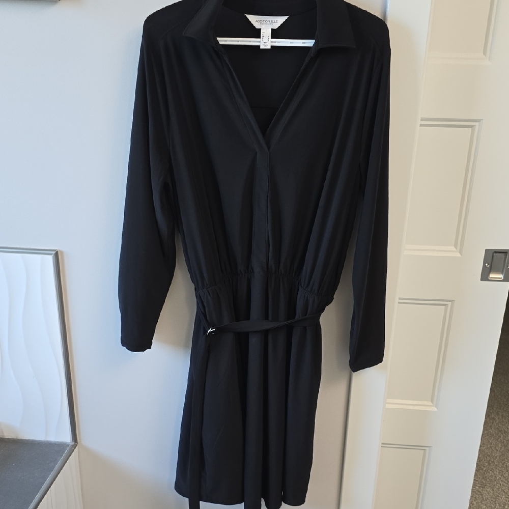 Addition Elle Black Dress with Belt